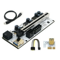 Express za proširenje adaptera USB3. PCI-E RISER CARD SATA 6PIN Snaga