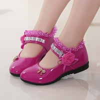 Dječje djeteke Dječji djevojčice cvjetne kožne cipele Jednostruke meke plesne princeze cipele cipele