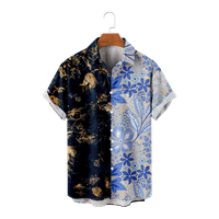3D print majica Muškarci Ženske modne košulje Havajske košulje Kratke rukave Plaža Beach Bluza Muška