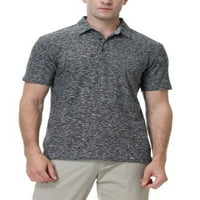 REJLUN MEN Polo majica kratki rukav T košulje rever izrez Tee Laise BluZA Classic Fit plach pulover