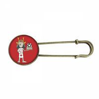 Japanski Shogun Soccer Retro Metal Brooch Pin Clip nakit