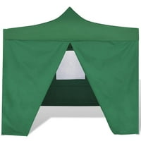 Walmeck zeleni sklopivi šator 9.8'x9.8 'sa zidovima