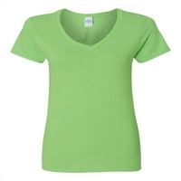 Normalno je dosadno - ženska majica s kratkim rukavima V-izrez, do žena veličine 3xl - američka djevičanska ostrva