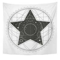 Zvijezda sa svemirom sveta geometrija sažetak mističnog potpisa Supernova Rođenje prostora zidne umjetnosti visi tapiserija za tapiserija za dnevnu sobu spavaća soba spavaonica