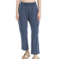 SHOMPORT ženske jesene ležerne bager-hlače elastične pojaseve džepove pantalona salonilo labavi teretni