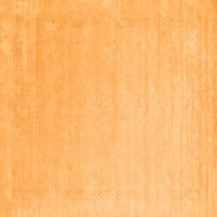 Ahgly Company u zatvorenom pravokutniku Čvrsta naranča modernih prostirki, 2 '5'