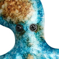 Tomfeel hobotnica zidna kukavo željeznički vješalica za rukotvorine kuke za kapute vrećice Pribor za vješalice Zidni ukras plava