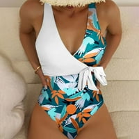 Ljetne esencijalnosti Otemrcloc ženski kupaći kostim seksi leteći ivica čipkasti višebojni jednodijelni