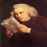 Samuel Johnson, engleski autor Poster Print Science izvora