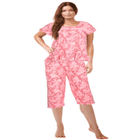 Ženske kapri postave spavanje mekane pidžame spava noćne psihirtne