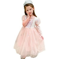 Djevojka sniježna kraljica princeze Elsa kostimi haljina za rođendan haljina up set