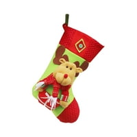 Prodaja Božićne ukrase Socks Festival Ispis poklon torbi Privjesak Candy Bag Mu