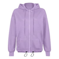 Aufmer Clearence Termal Hoodie Cardigan Fall dukseri za žene Zip Up dukserice Dukserice Ležerna jakna