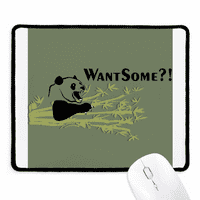 Kina Chengdu Panda Food Mousepad Prošiveni rub MAT gume Gang Pad