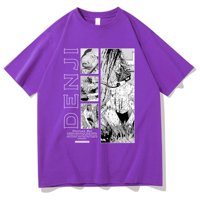 Jhpkjjhpkjjapanese manga motorna pila za muškarce Denji pochita majica muškarac modni anime čisti pamuk