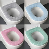 Nelična kupela kupaonica WC sjedalo poklopci za poklopce meko topli wc sjedalo za jastuk za jastuk koji se može praviti vlakno za pranje Jednostavna instalacija Udobni toalet poklopac sigurnosnog poklopca za toalet