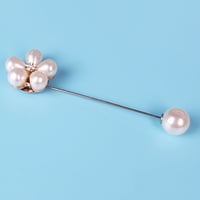 Elegantni cvijet Fau Pearl Brooch Pin Lady Cardigan Majica Shawl Pjestipin Nakit