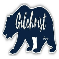 Gilchrist Texas Suvenir 3x frižider magnetni medvjed dizajn