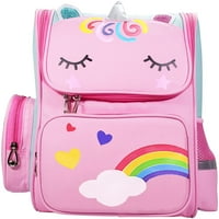 Ruksak za djevojke, školske torbe za djevojčice, dječje školske torbe, slatka torba za jednorog, ružičaste vrećice za djevojčice, dječje knjige za elementarnog, dječjih ruksaka