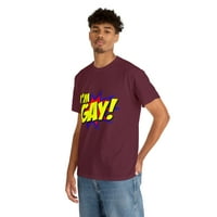 'M gay unise grafički majica