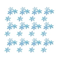 Plavi božićni snježni pahuljice Confetti Bright Table Confetti Plastične lažne snježne pahulje Glitter