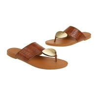 ROTOSW ženske papuče klizne na slajdovima klipnite ravne sandale udobne široke širine flip ploče Ljeto