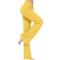 AWDENIO Ljetne hlače za žene čišćenje Ženske hlače sa širokim strukom Široke pantalone vježbanje ležerne