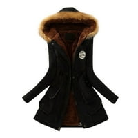 Lowrofile jakna kaputi za žene plus veličine Ležerne prilike dugih rukava toplo s kapuljačom tanka odjeća