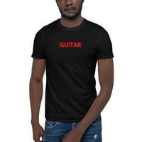Crvena gitara Skraćena pamučna majica kratkih rukava po nedefiniranim poklonima