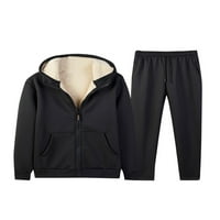 Mens TrackSit set Duweatsuits Ležerne prilike Dugi rukav puni zip trčanje Jogging Sportska jakna i hlače Activewear