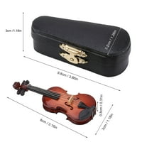 Minijaturni violinski model sa postoljem Kućište za lutke Mini mini muzički instrument Decor poklon,
