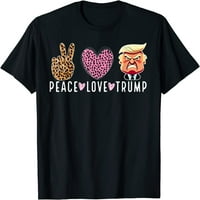 Mir Love Trump Besplatno Donald Funny Rođendanski pokloni Biden majica O-izrez Majica kratkih rukava