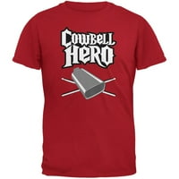 Majica za odrasla majica COWBELLL HERO - mala
