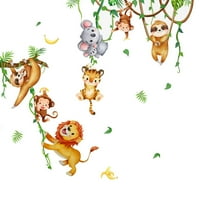 Životinje Zidne naljepnice Dječja soba Dnevna soba Zidni dekor Monkey Lion Koala Tiger