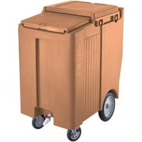 Cambro visoki ledeni bin Caddy, LB. Kapacitet, 10 Easy Wheels, kafe bež, ICS175TB-157