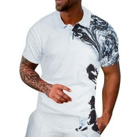 Nova muška ljetna modna casual 3D štamparija REALEL casual kratki rukav