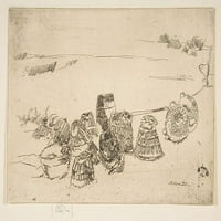 Lopt za lobster Poster Print James McNeill Whistler