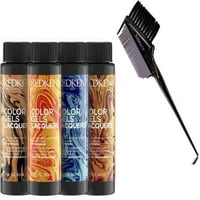 9GB maslac: boja gels lakira trajna tečna kosa boja za kosu boja, siva pokrivenost W elegantno 3-inča češalj