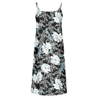Bvanrty ženske trendi floto mini mini sandress klirence za žene radne ležerne ljetne haljine plaža cvjetna