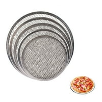 Piatly pizza zaslon za pečenje okruglih oblika peciva za pečenje u obliku sitne mreže bešavne roštilj za roštilj za hranu Alat za pećnicu
