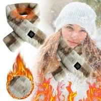 PJTEWEE GRIJANJE Oprema za grijanje imitacija šal USB Zimska toplina grijanje Božićni šal kralježnica