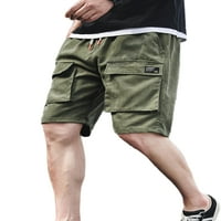 Leuncero Muns Casual Beach Ljetne kratke hlače Klasična fit visoka struka Dno salon širokog nogu Teretne