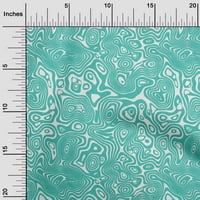 Onuoone pamučno kambric Tirkizno plava tkanina vlažena opticaj na vlasima ispisuje šivanje tkanine sa