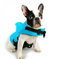 PET Dog Life Vest Ljeto morski pas PET ŽIVOTNA JAKNA DOGA SIGURNOST PAS kupaći kostimi Kućni ljubimci Plivanje pasa prsluk odjeću Plava