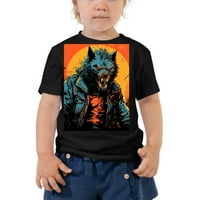 2xl Wolf Man Man Short rukav majica s nedefiniranim poklonima
