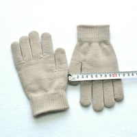 Haxmnou muške i ženske zimske debele i hladne pletene rukavice u boji