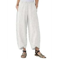 Durtebeua ženske hlače Ležerne prilike Joggers Hlače vježbajte visoko struku joga hlače sa džepovima