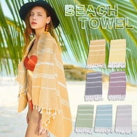 Pamuk upijajuća kupatila otporna na plažu pokrivač s ručnikom tanka Brzo brzo suhi europski i američki