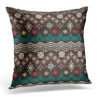 Flower Tribal Boho etnička geometrijska šareno dizajn boemski jastučni jastučni jastučni poklopac jastuk