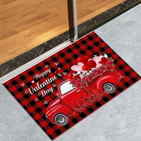 Wozhidaoke Valentines Decko dekor zaljubljenih Valentinovo Dobrodošli Doormats Kućni tepisi Dekor Tepih Carpet Carpet